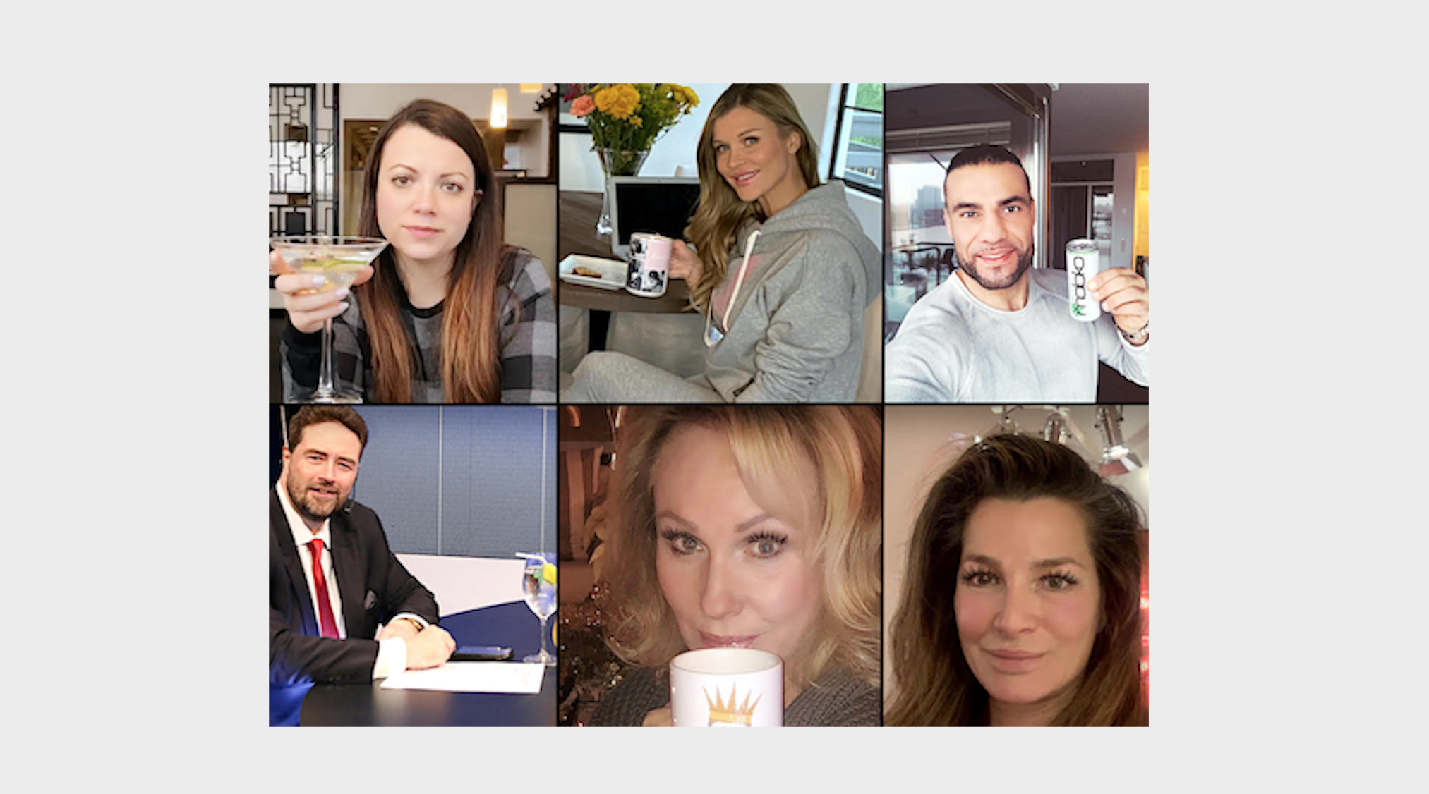 VIP’s Around The World Share Their Zoom Call Drinks